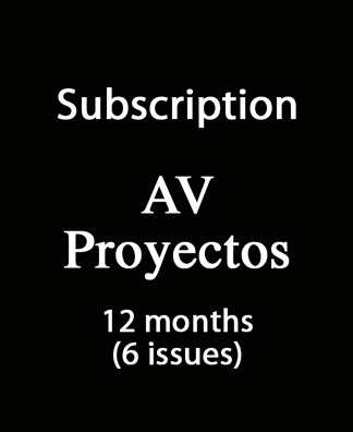 Subscription AV Proyectos – 12 months (6 issues)